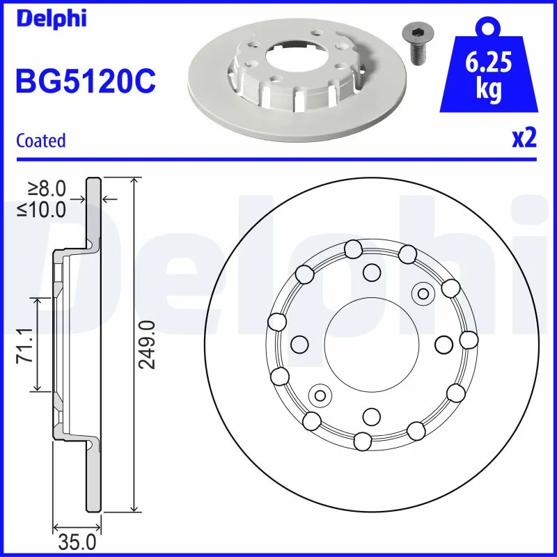 Brake Disc BG5120C
