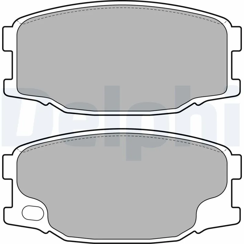 Brake Pad Set, disc brake LP2073