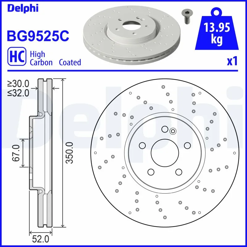 Brake Disc BG9525C