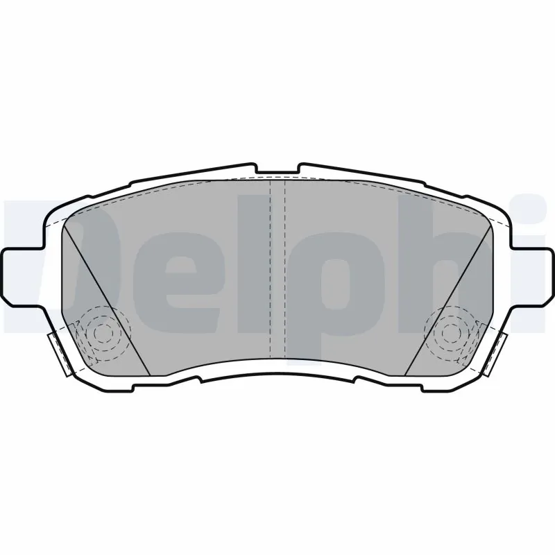 Brake Pad Set, disc brake LP2306