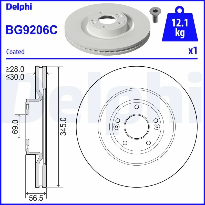 Brake Disc BG9206C