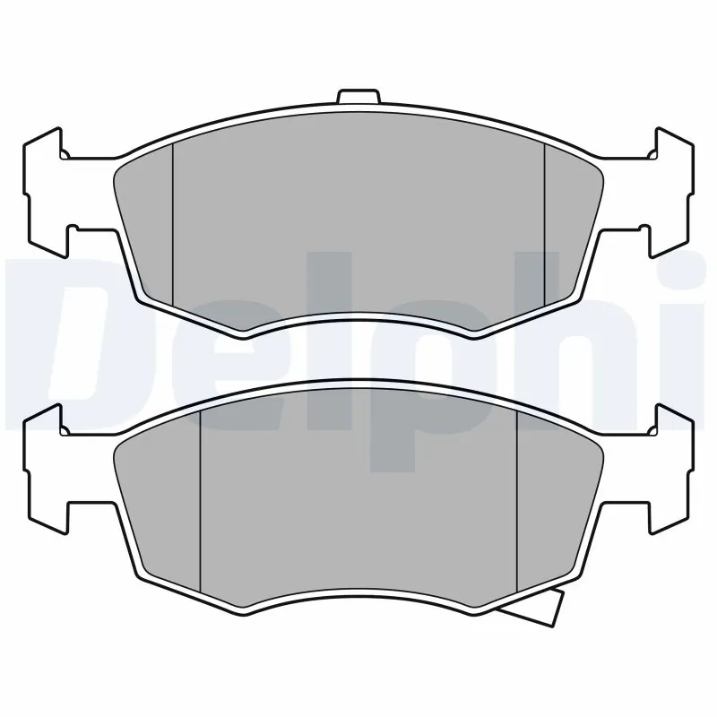 Brake Pad Set, disc brake LP3668