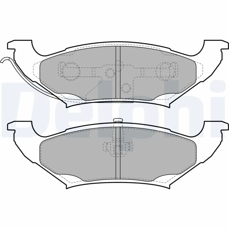 Brake Pad Set, disc brake LP2085