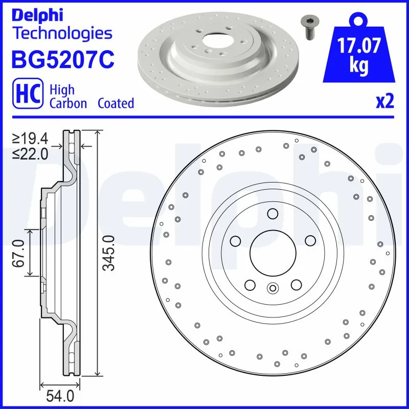 Brake Disc BG5207C
