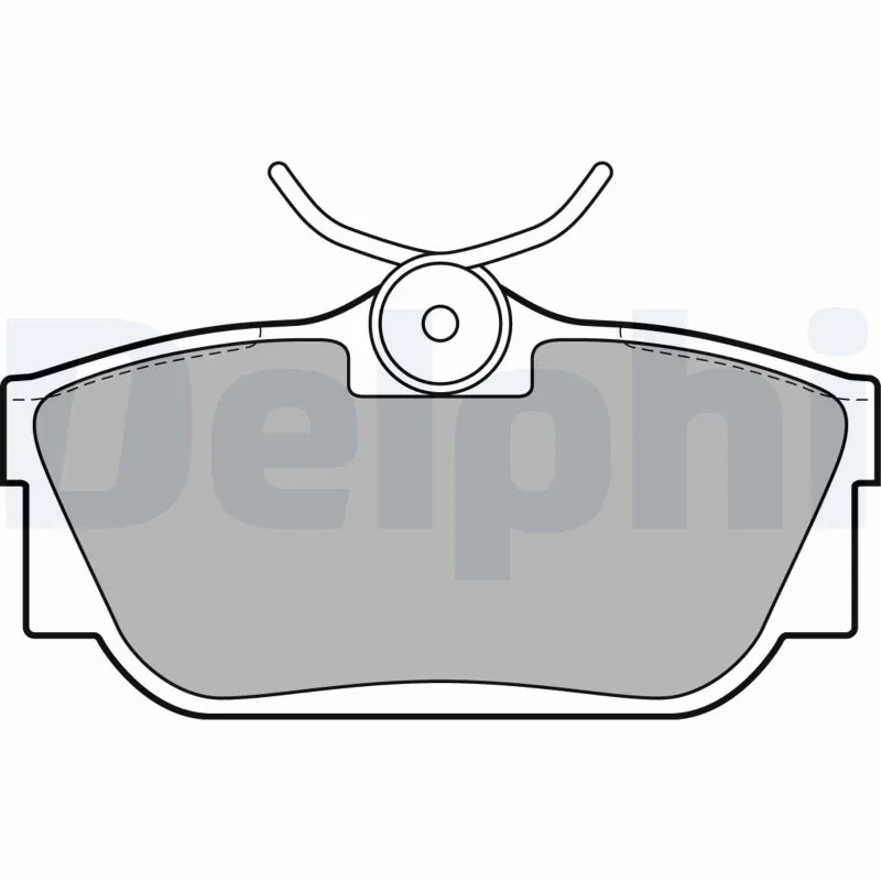 Brake Pad Set, disc brake LP2019