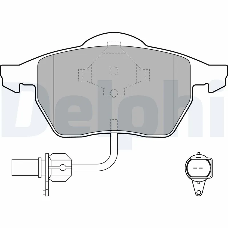 Brake Pad Set, disc brake LP1706