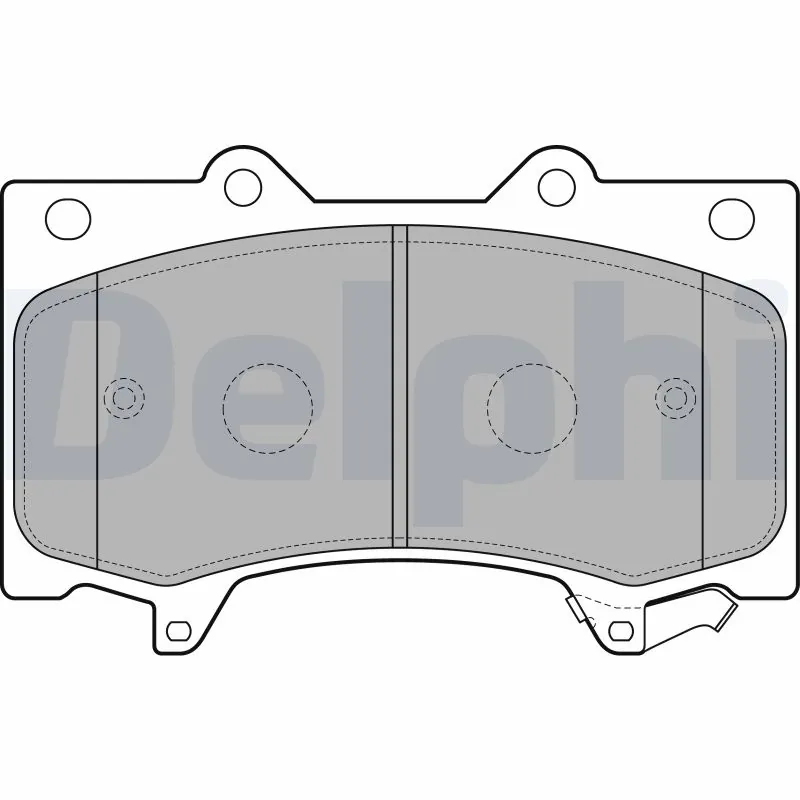 Brake Pad Set, disc brake LP2712
