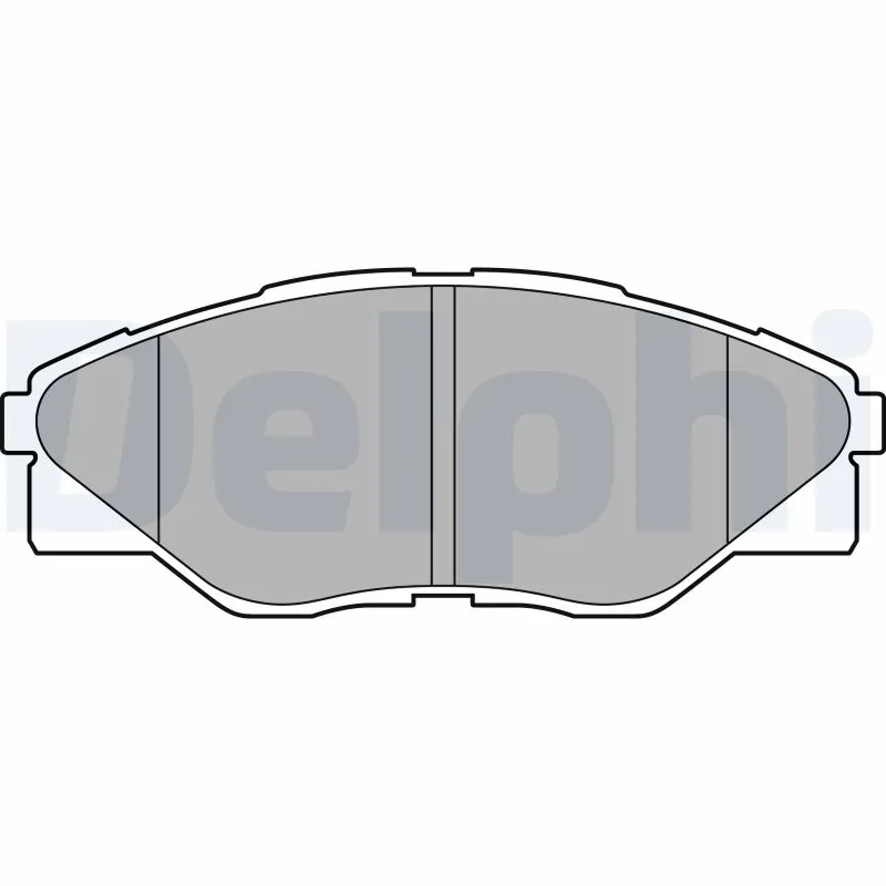 Brake Pad Set, disc brake LP2496