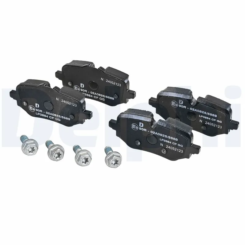 Brake Pad Set, disc brake LP3884