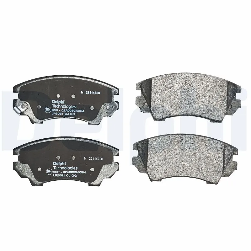 Brake Pad Set, disc brake LP2081
