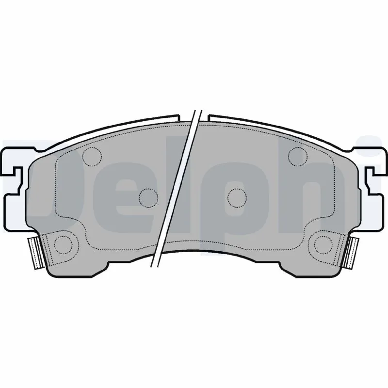 Brake Pad Set, disc brake LP801