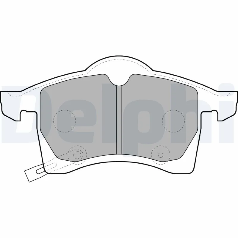 Brake Pad Set, disc brake LP1309