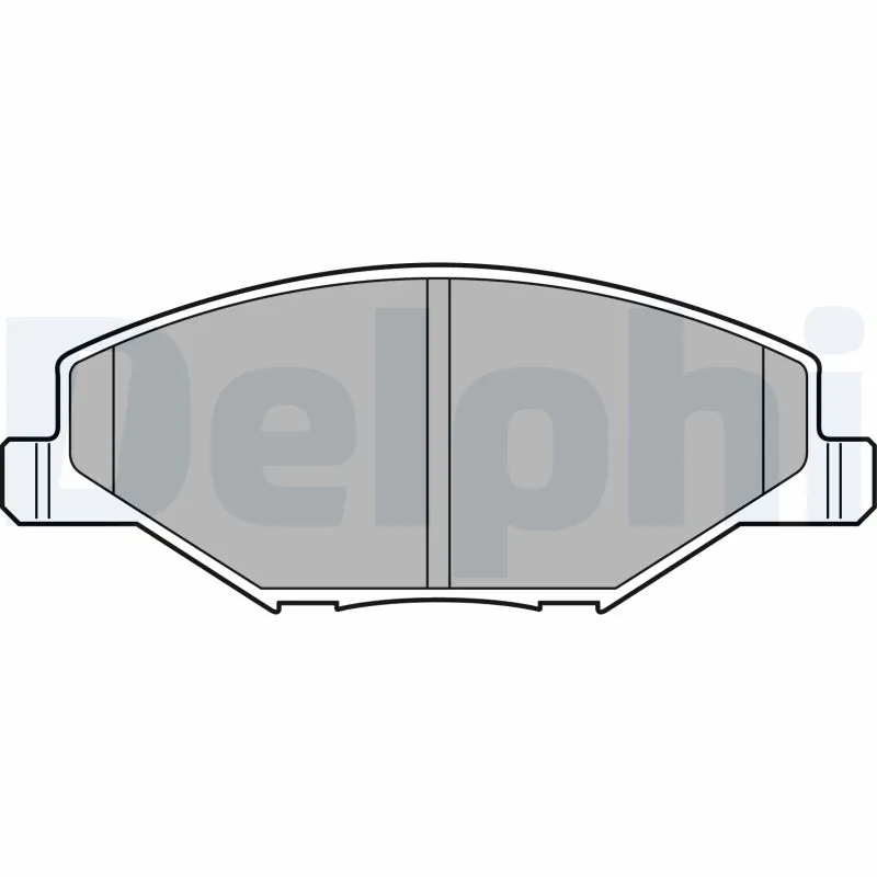 Brake Pad Set, disc brake LP2444