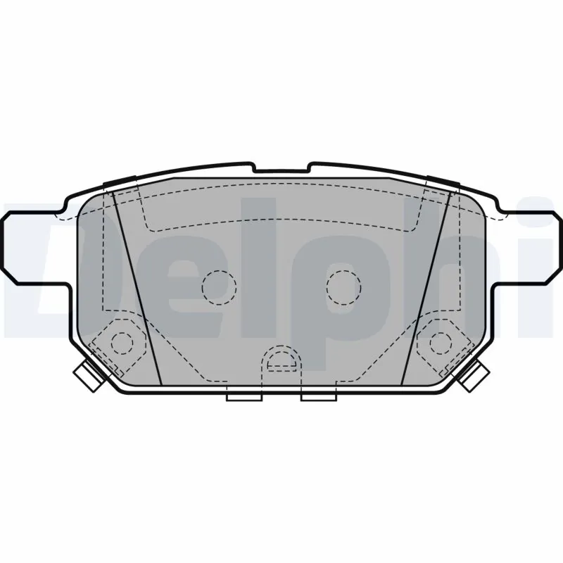Brake Pad Set, disc brake LP2687