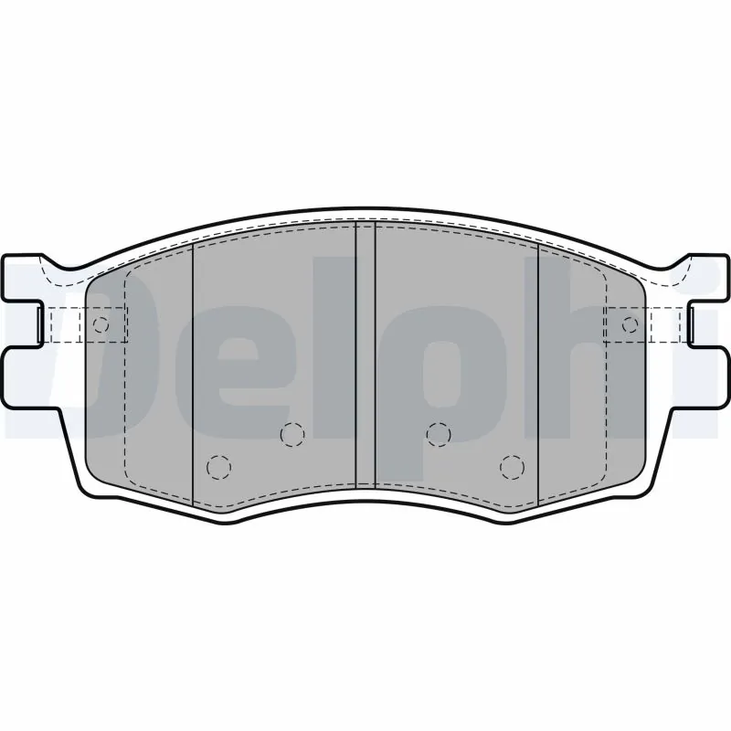 Brake Pad Set, disc brake LP1951