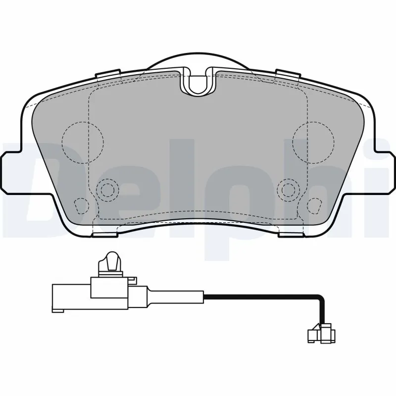 Brake Pad Set, disc brake LP3292