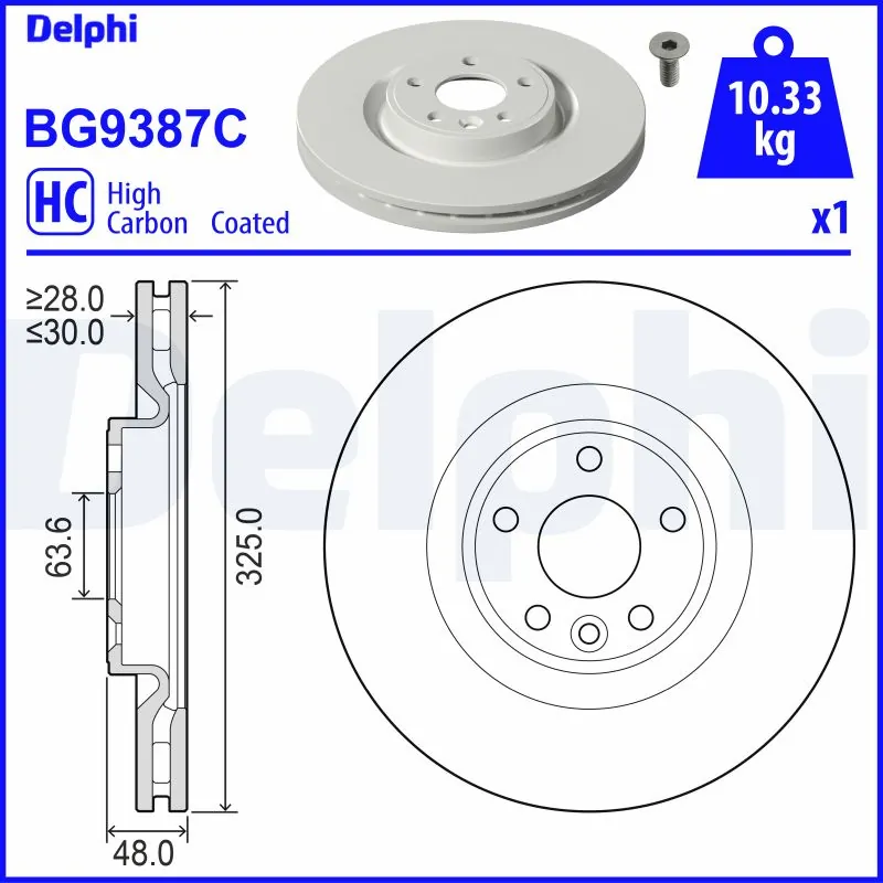 Brake Disc BG9387C