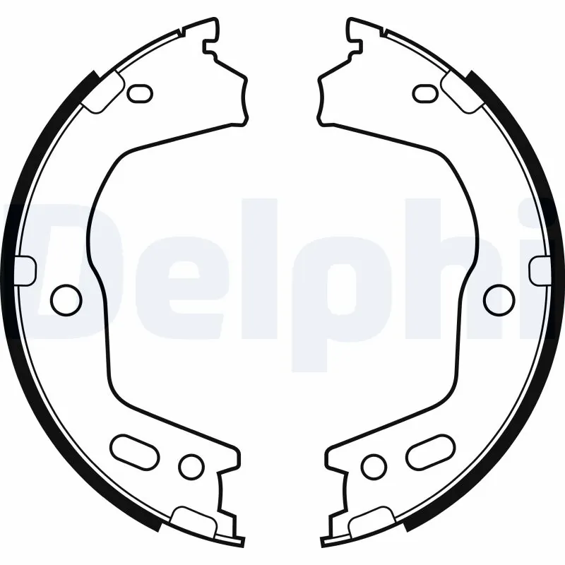 Brake Shoe Set, parking brake LS2154