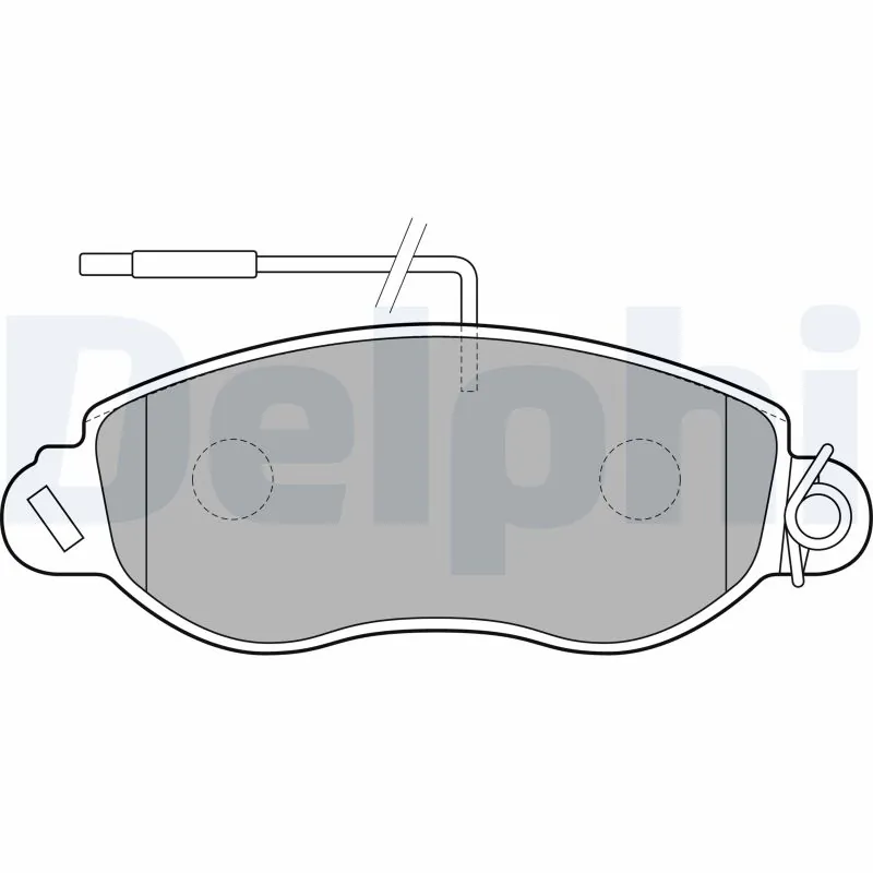Brake Pad Set, disc brake LP1848
