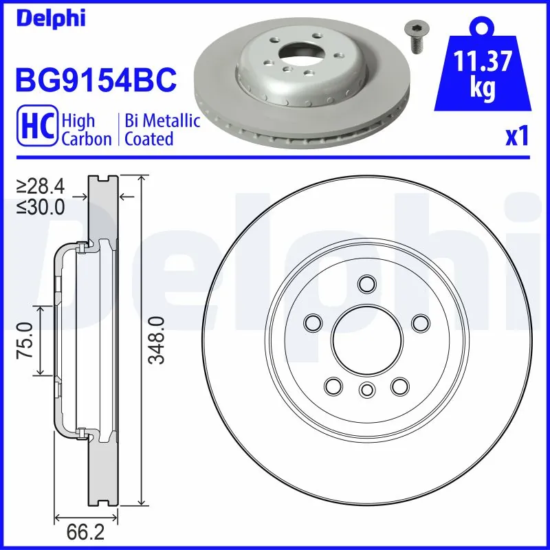 Brake Disc BG9154BC