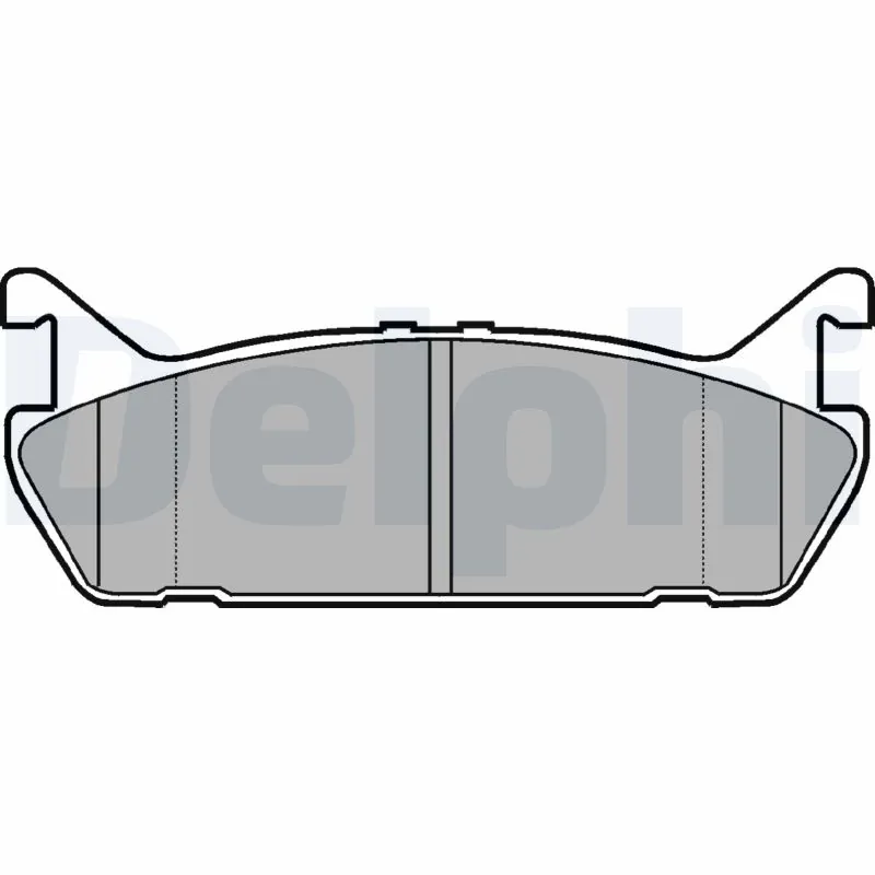 Brake Pad Set, disc brake LP931
