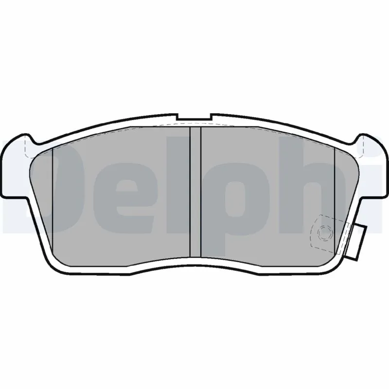 Brake Pad Set, disc brake LP1442