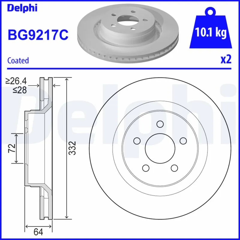 Brake Disc BG9217C