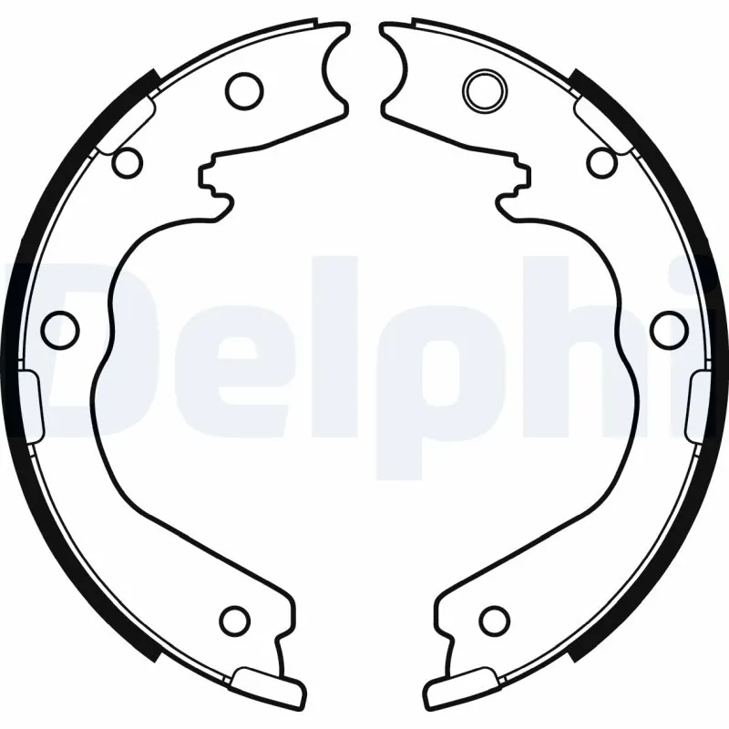 Brake Shoe Set, parking brake LS2137