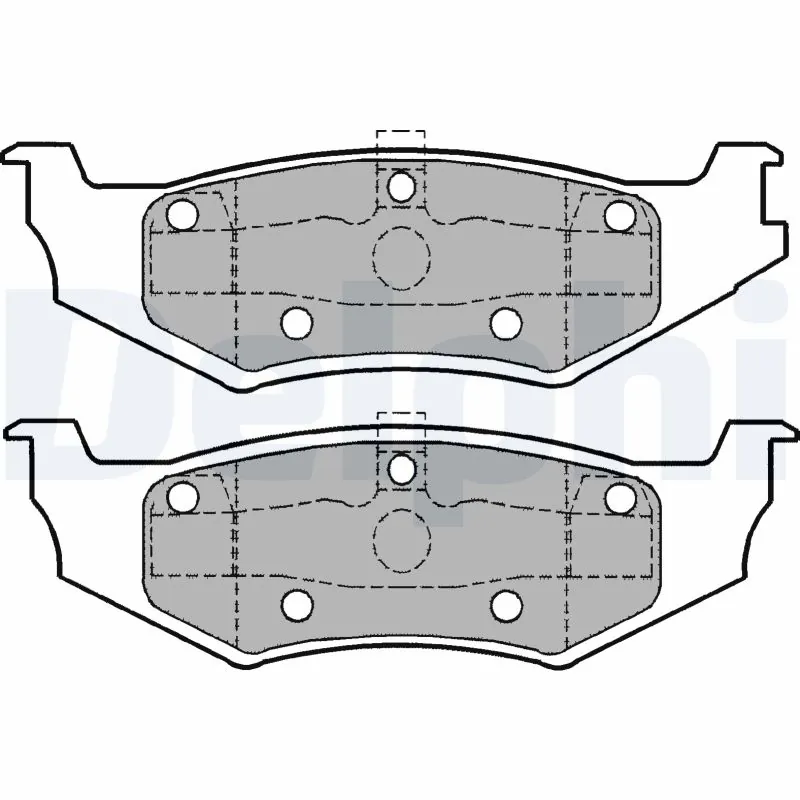 Brake Pad Set, disc brake LP1162
