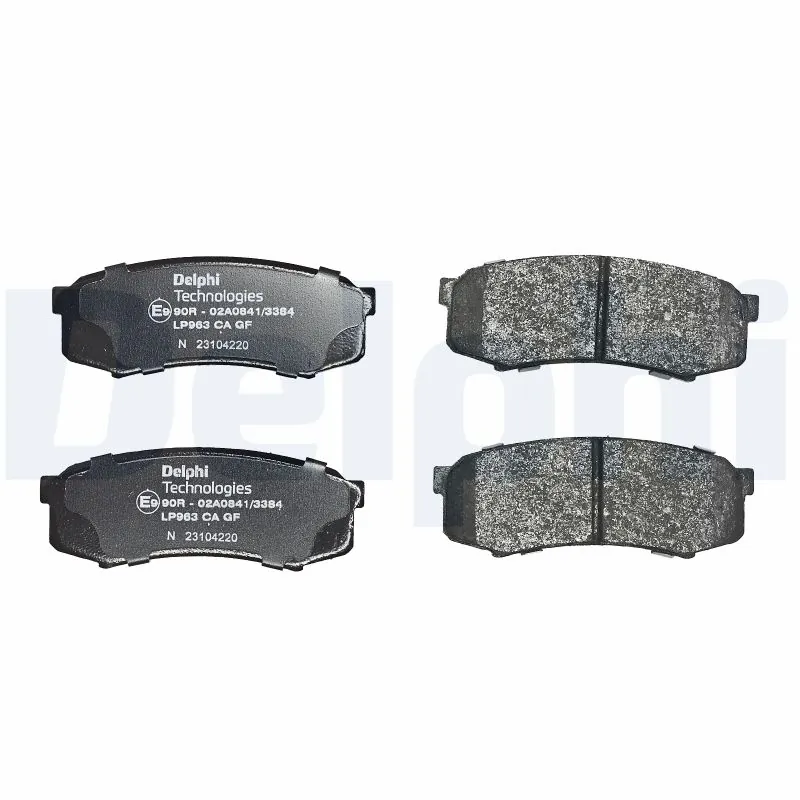 Brake Pad Set, disc brake LP963