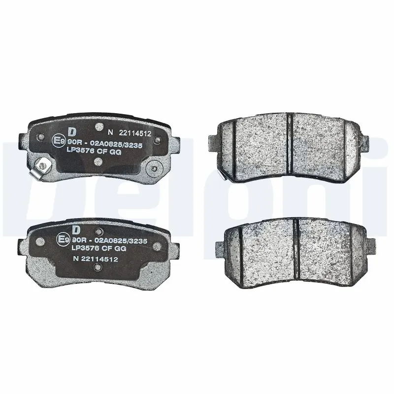 Brake Pad Set, disc brake LP3576