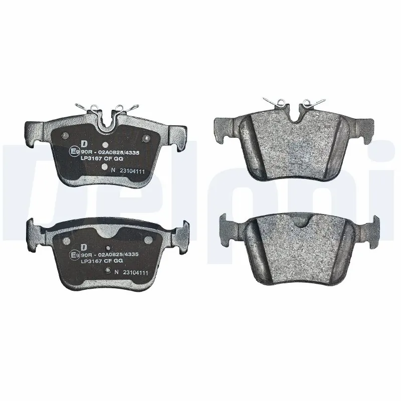 Brake Pad Set, disc brake LP3167