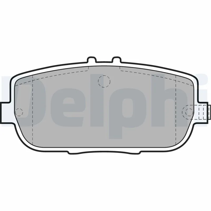 Brake Pad Set, disc brake LP2027