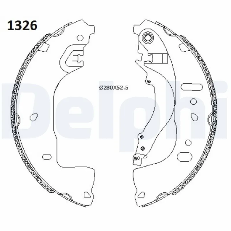 Brake Shoe Set LS2197