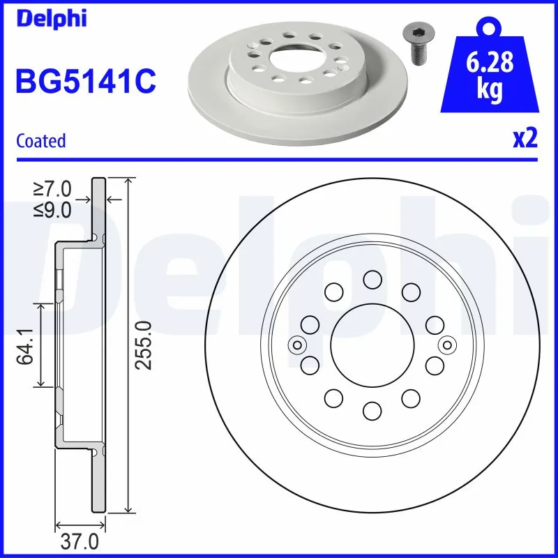 Brake Disc BG5141C