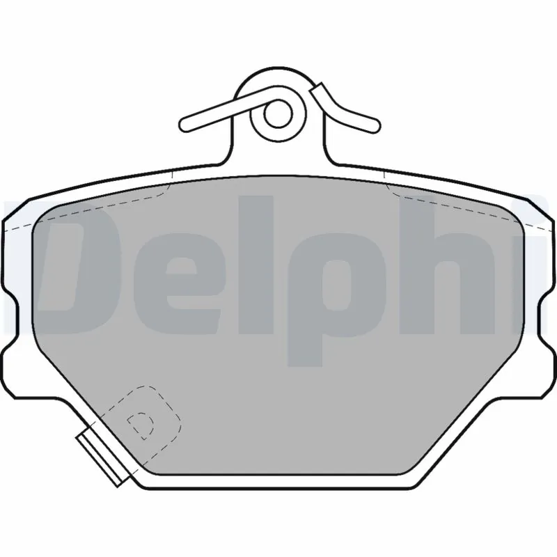 Brake Pad Set, disc brake LP1465