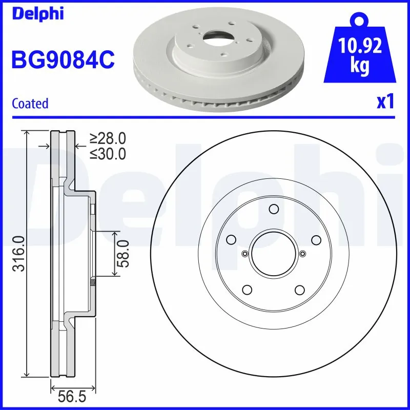 Brake Disc BG9084C