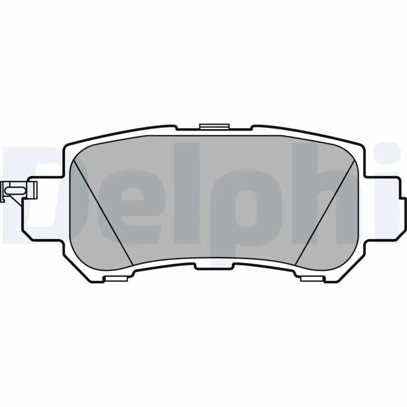 Brake Pad Set, disc brake LP2482