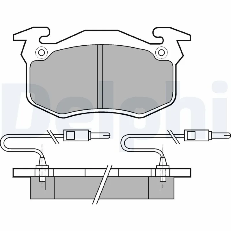 Brake Pad Set, disc brake LP382