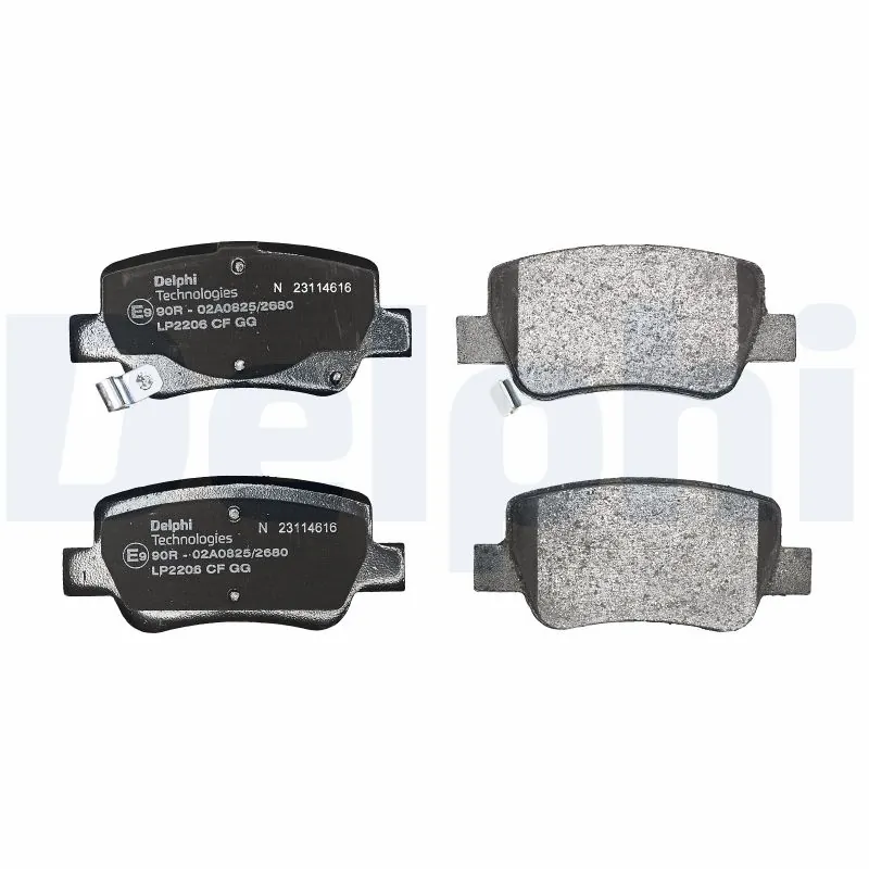 Brake Pad Set, disc brake LP2206