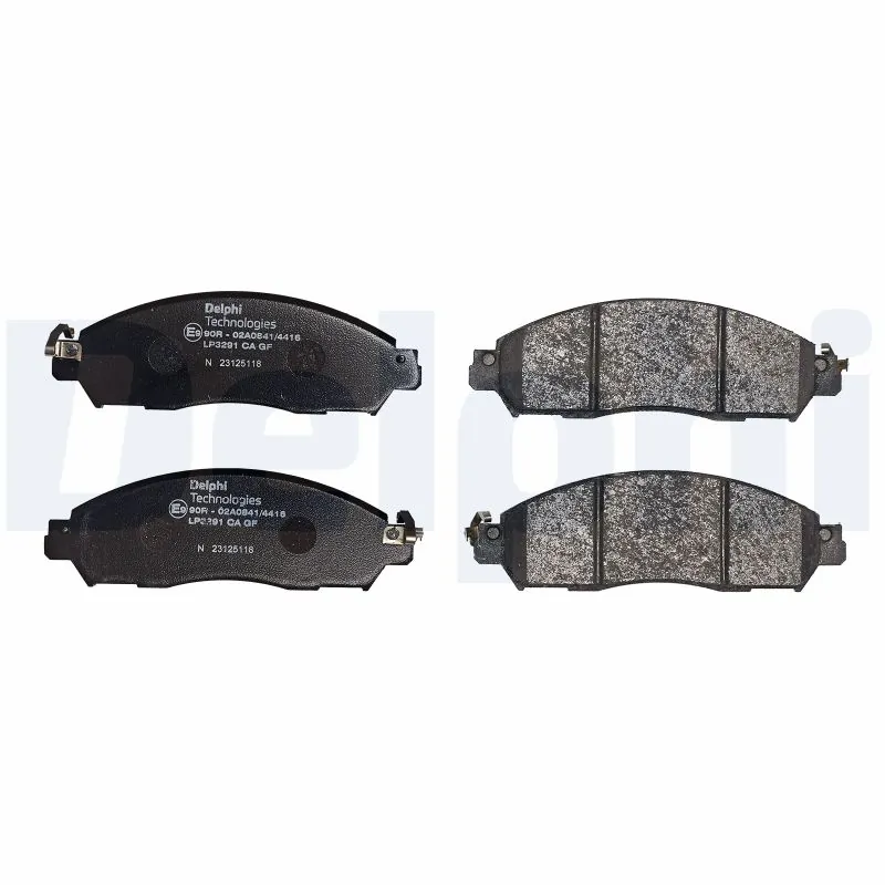 Brake Pad Set, disc brake LP3291