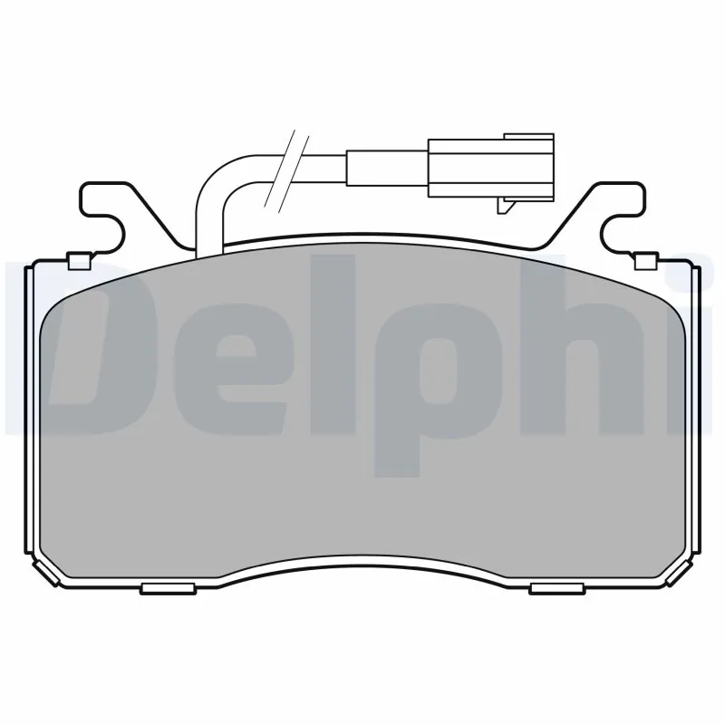 Brake Pad Set, disc brake LP3435