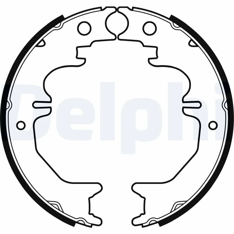 Brake Shoe Set, parking brake LS2053