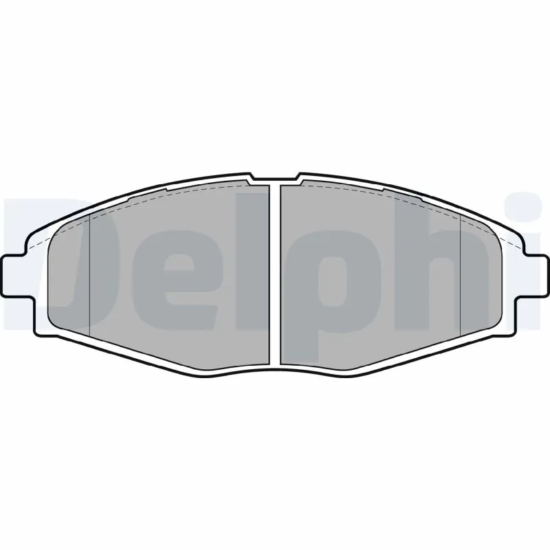 Brake Pad Set, disc brake LP1390