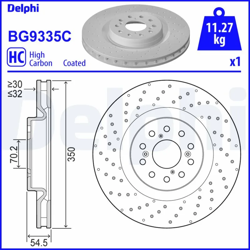 Brake Disc BG9335C
