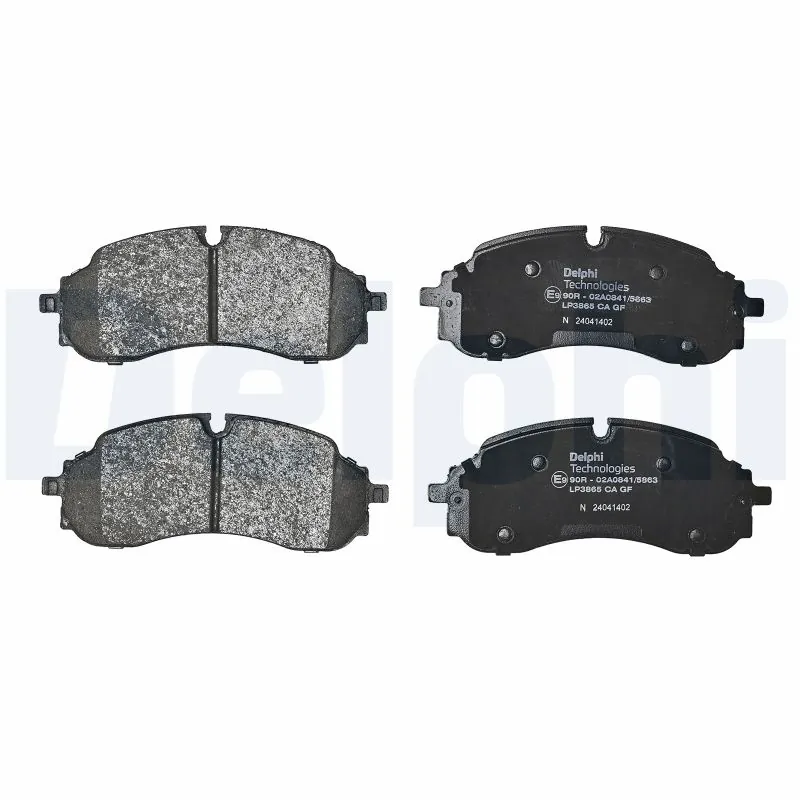 Brake Pad Set, disc brake LP3865