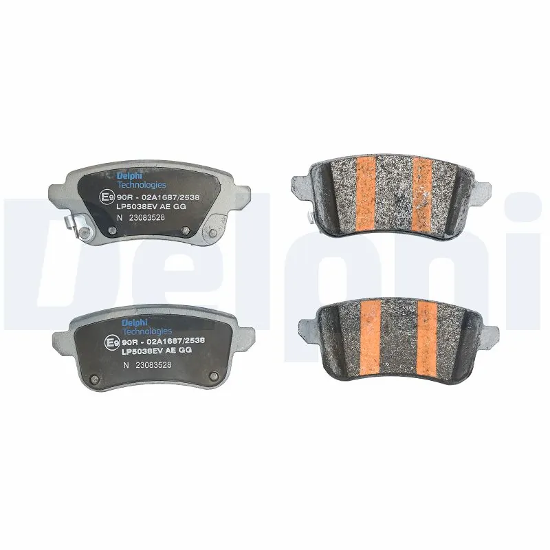 Brake Pad Set, disc brake LP5038EV