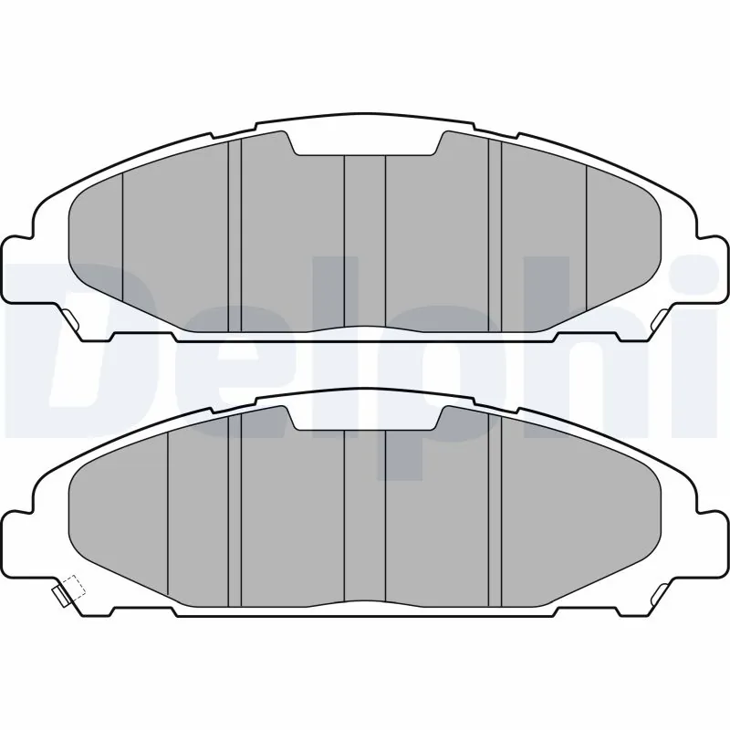 Brake Pad Set, disc brake LP3255