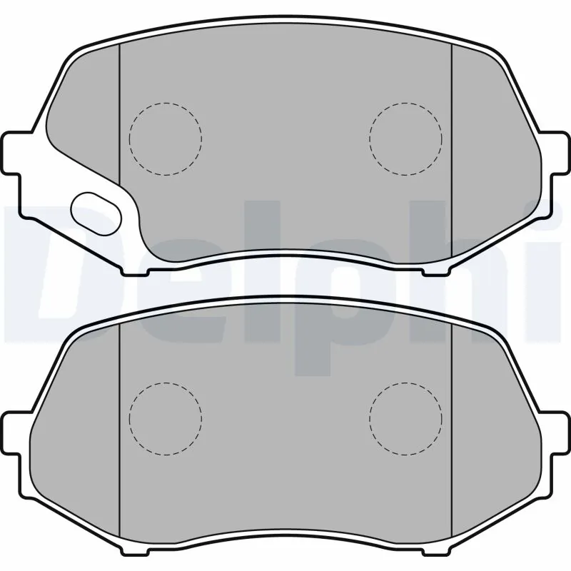 Brake Pad Set, disc brake LP2208