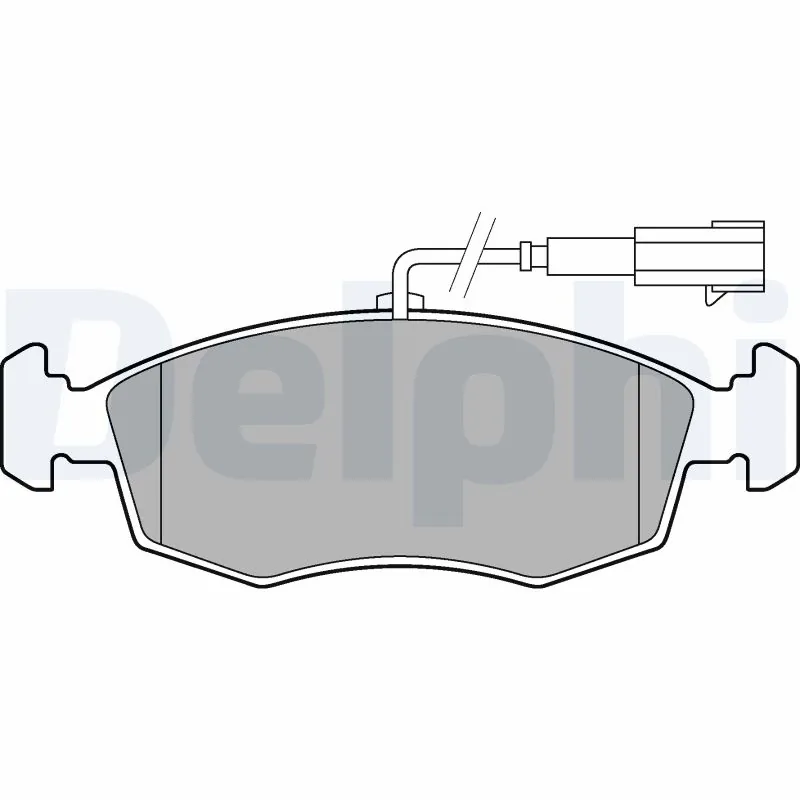 Brake Pad Set, disc brake LP2288